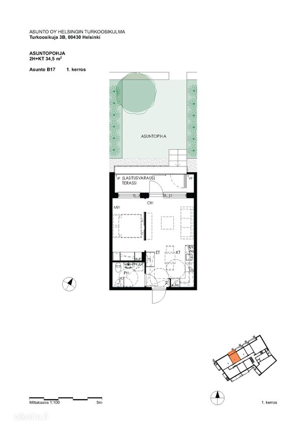 Turkoosikuja 3 B 17 – photo 2
