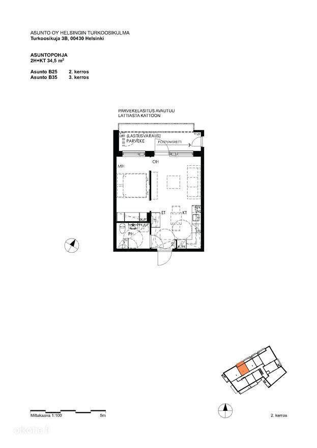 Turkoosikuja 3 B 35 – photo 2